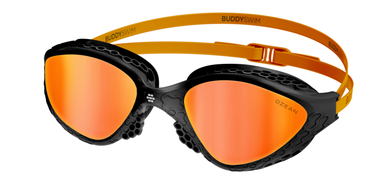 Black gasket + Orange strap + Orange lens